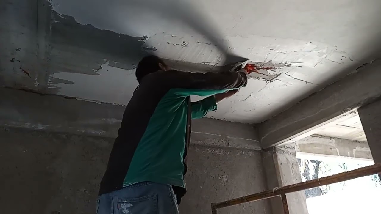 Como aplicar estuco fasil en plafon