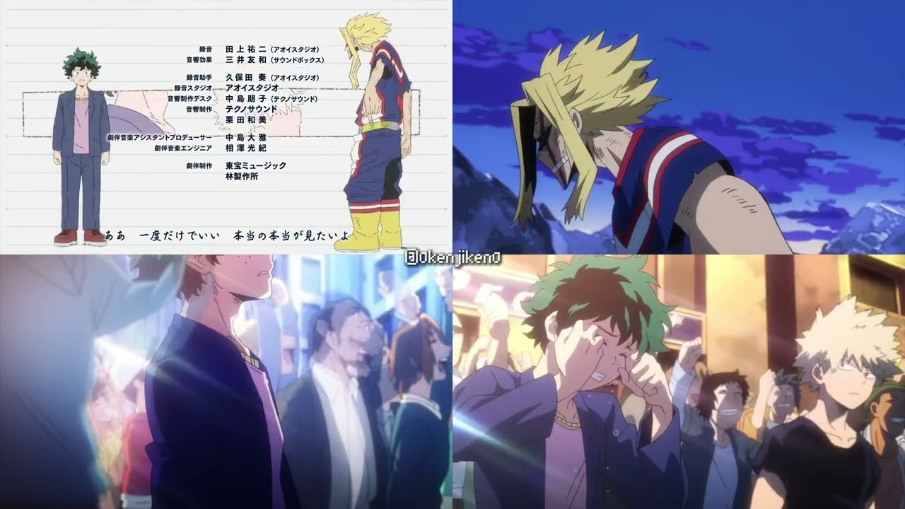 Anime References in My Hero Academia: Final Season Ending | 