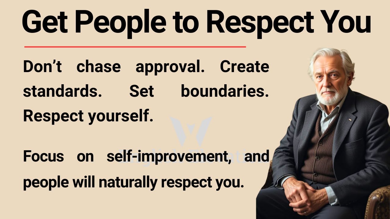 How to Get People to Respect You || Improve Your English Fluency || Graded Reader ✅