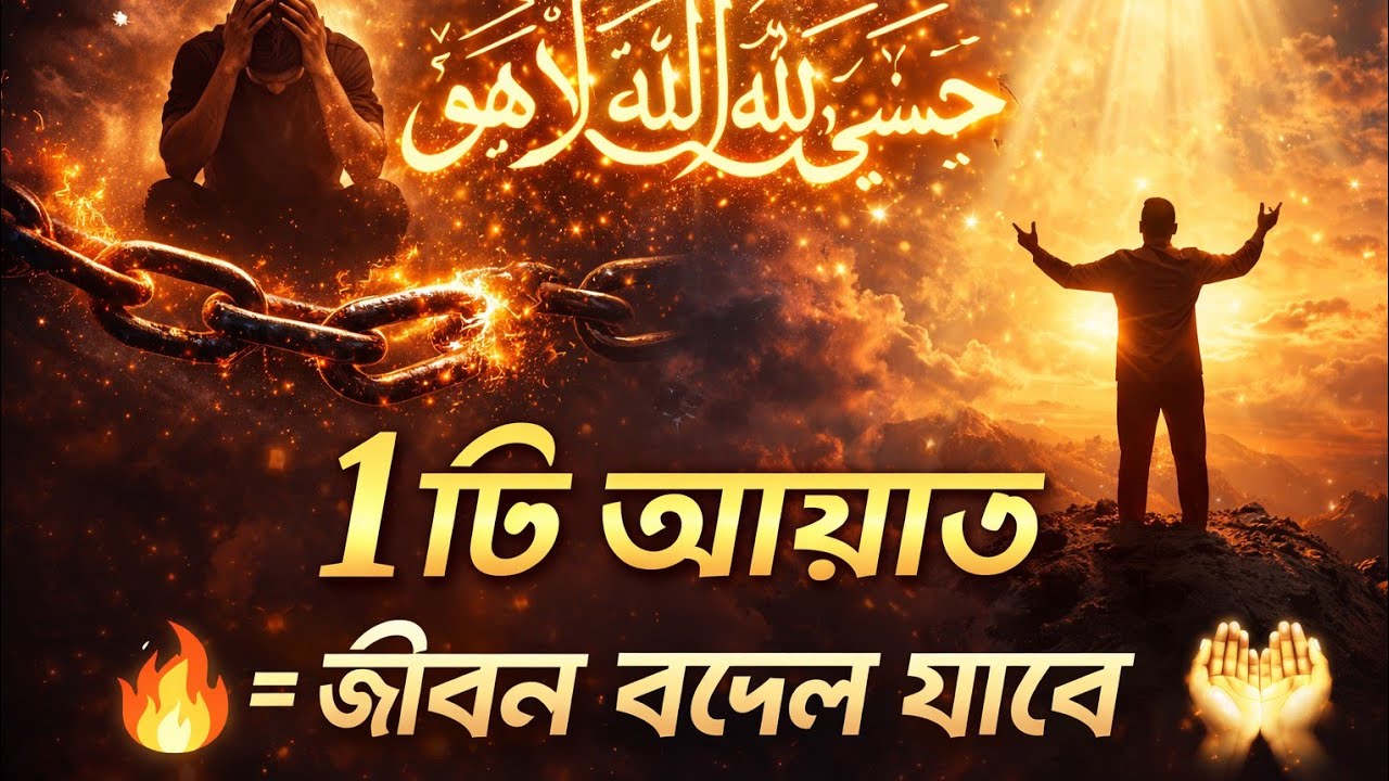 একটি আয়াত আপনার জীবন বদলে দিতে পারে আল্লাহই যথেষ্ট  |  Powerful Islamic Reminder