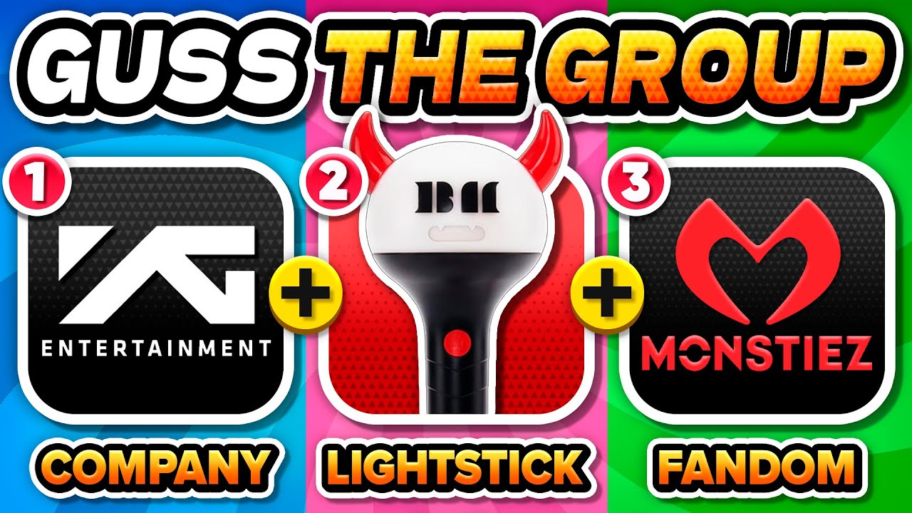GUESS THE KPOP GROUP BY 3 CLUES 🔍🧩 (COMPANY, LIGHTSTICK & FANDOM) | KPOP GAME 2025