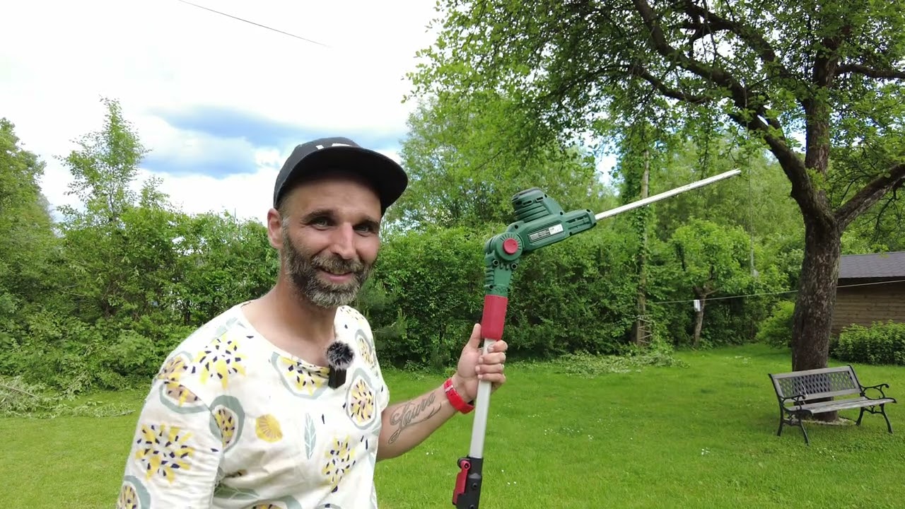 Poradia si s našim živým plotom? Teleskopické nožnice PARKSIDE PTHSA 20-Li B3