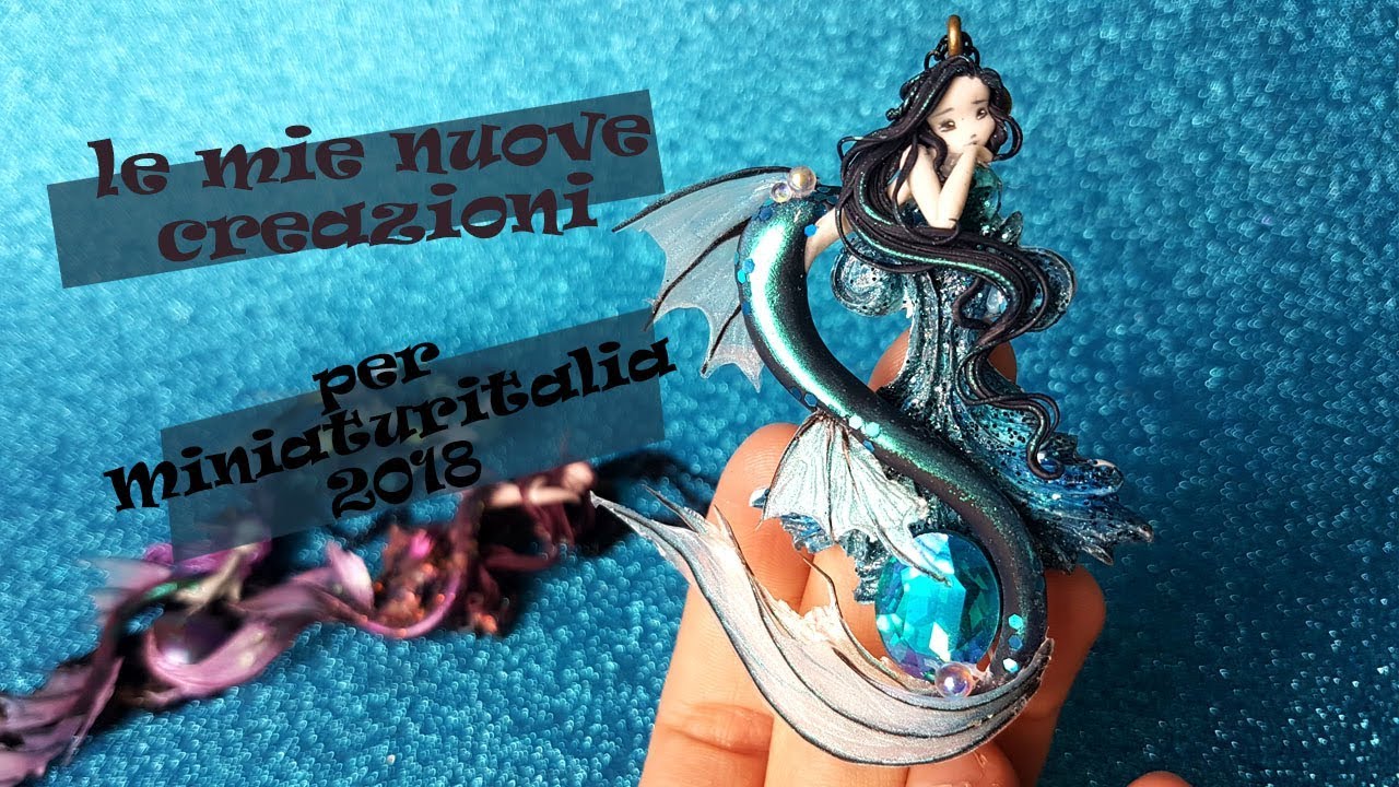 Angenia | le mie nuove creazioni in fimo - pescioline solitarie e in conchiglia