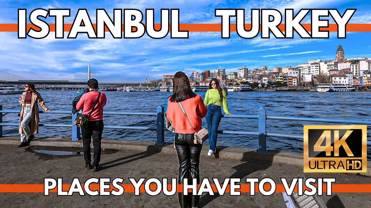 ISTANBUL TURKEY 2024 FULL CITY CENTER WALKING TOUR-STREET FOODS,MARKETS,BAZAAR,SHOPS