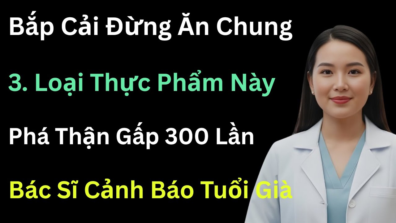 Bắp Cải Đừng Ăn Chung 3 Thực Phẩm Này Nếu Không Muốn Thận Suy Nhanh Tuổi Già