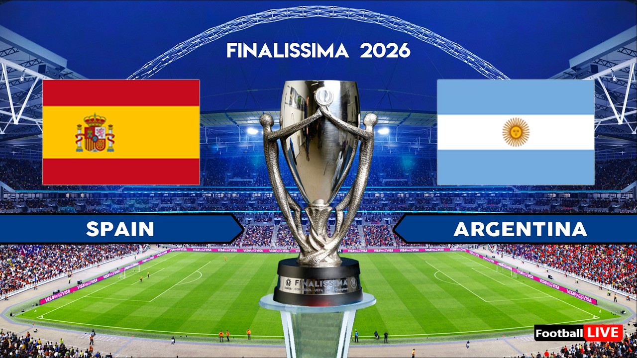 SPAIN vs ARGENTINA - Finalissima 2026 | Messi vs Yamal | Full Match All Goals | Simulation PES