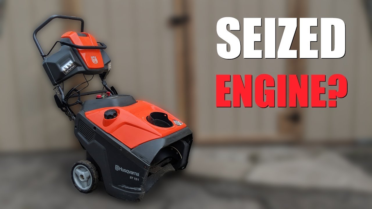 Husqvarna ST 151 - Seized Engine?