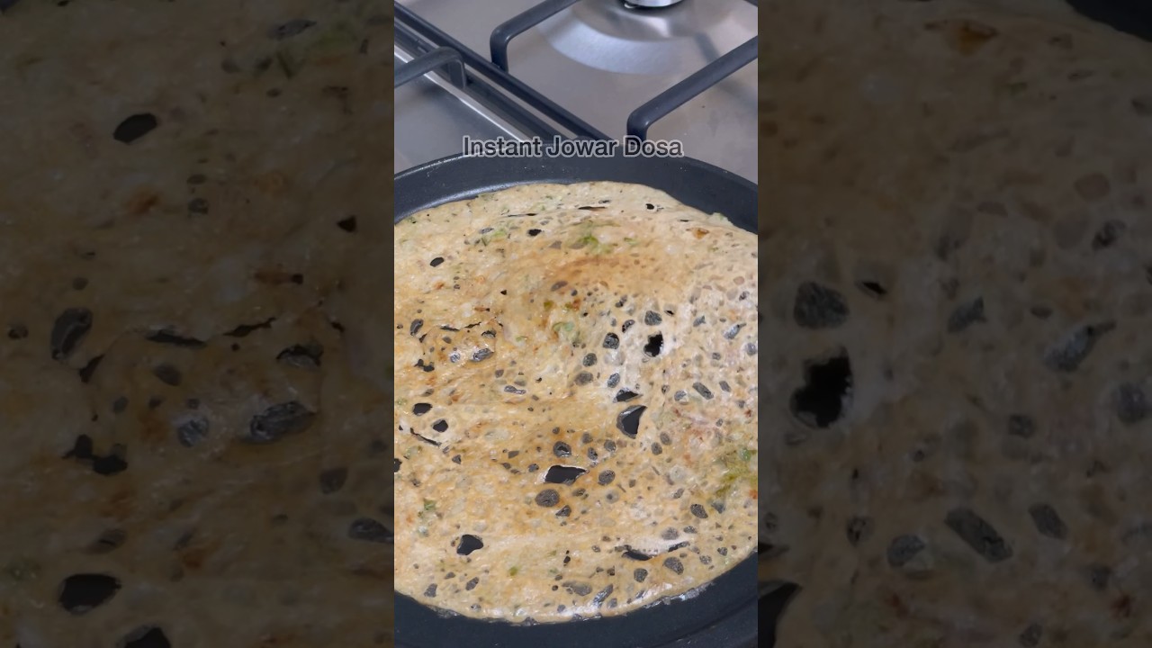 Crispy Instant Jowar Dosa for breakfast #dosarecipe #jowardosa #instantdosarecipes #trendingshorts
