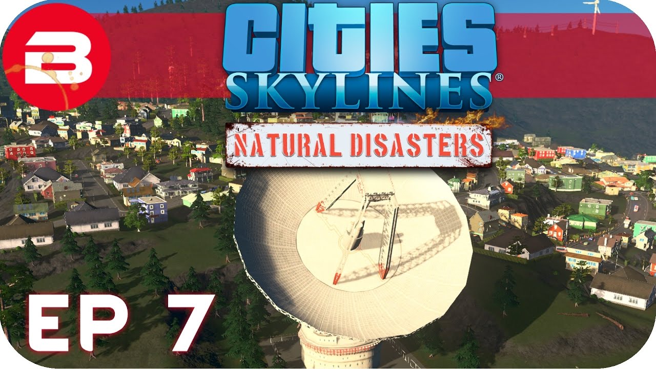 Cities Skylines Natural Disasters Gameplay - USELESS METEOR DETECTION? (Hard Scenario) #7