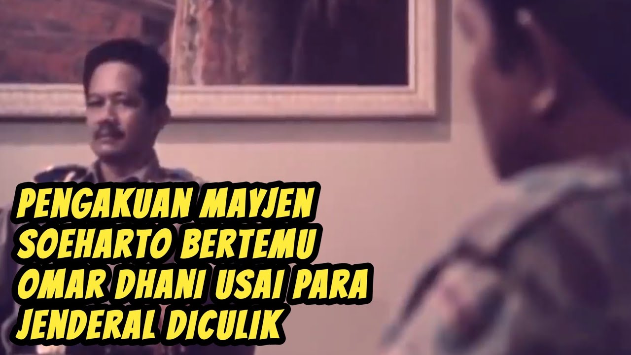 Pengakuan Mayjen Soeharto Bertemu Omar Dhani Usai Para Jenderal Diculik