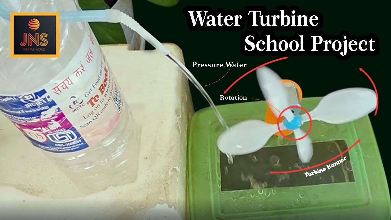 How to make Micro-Turbine model For School Project I Science project for kids.#microturbine