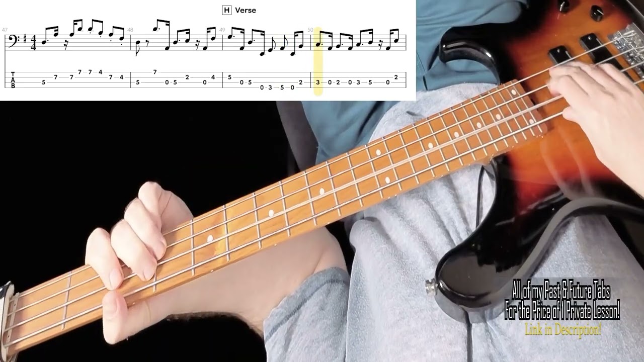 Grateful Dead-Friend of The Devil (2.0)-Bass Cover with Tabs
