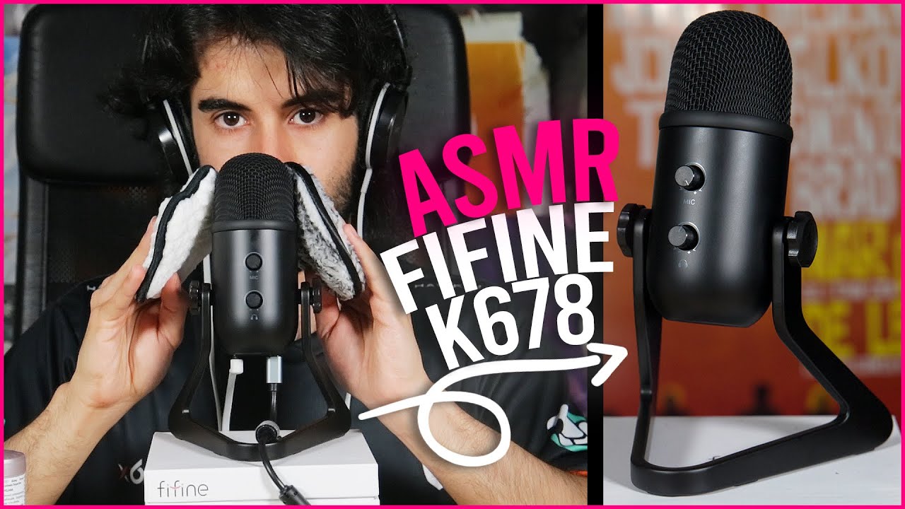 ESTE MICRÓFONO FIFINE K678 TE HARÁ DORMIR BIEN RICO - ASMR PARA DORMIR