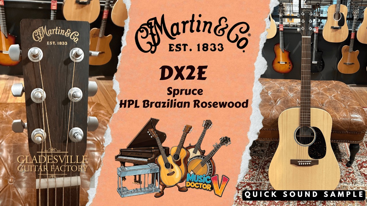 Martin DX2E - Demo by Michael Varecka - Gladesville Guitar Factory