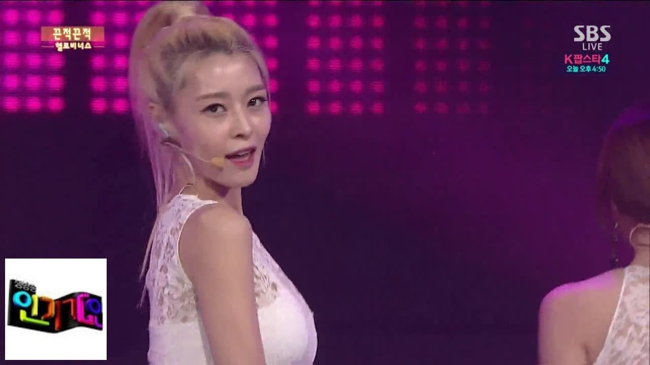 [Привет Венера (HELLOVENUS)] Липкий Липкий @ Inkigayo 141123