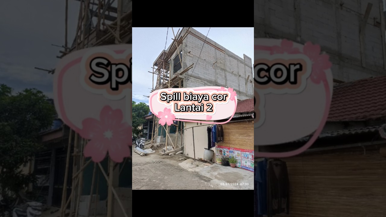 biaya cor dak 6x10 #renovasirumah #biayabangunrumah #rumah2lantai #shorts #shortvideo
