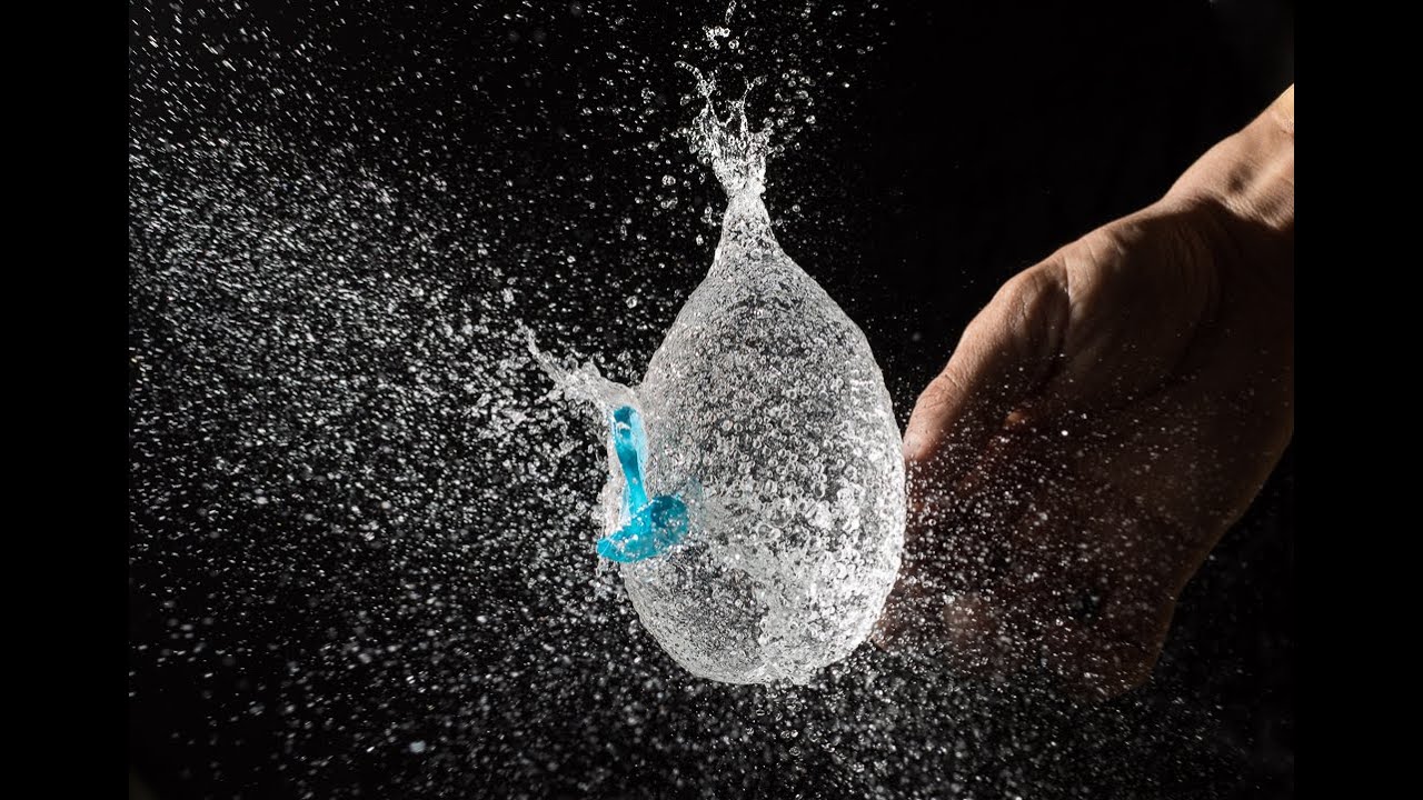 High Speed Photography with water balloons