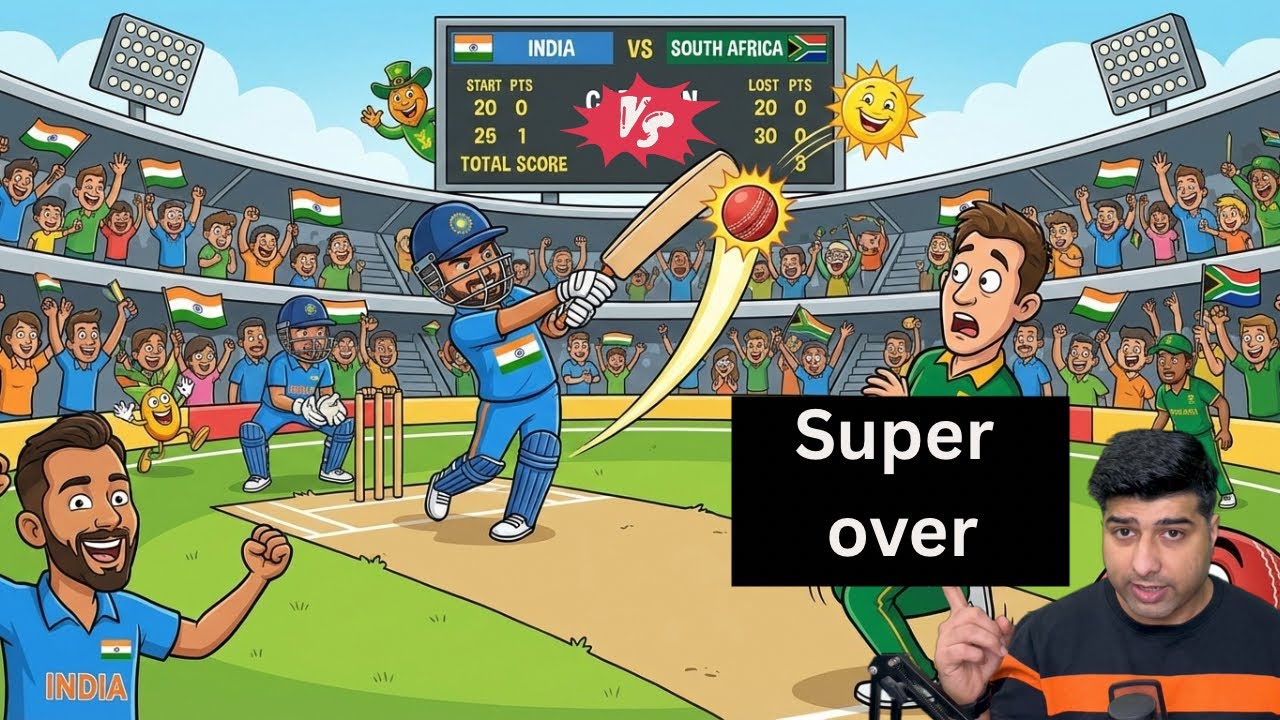 Super Over Ka Super Drama 👉India vs South Africa❤️