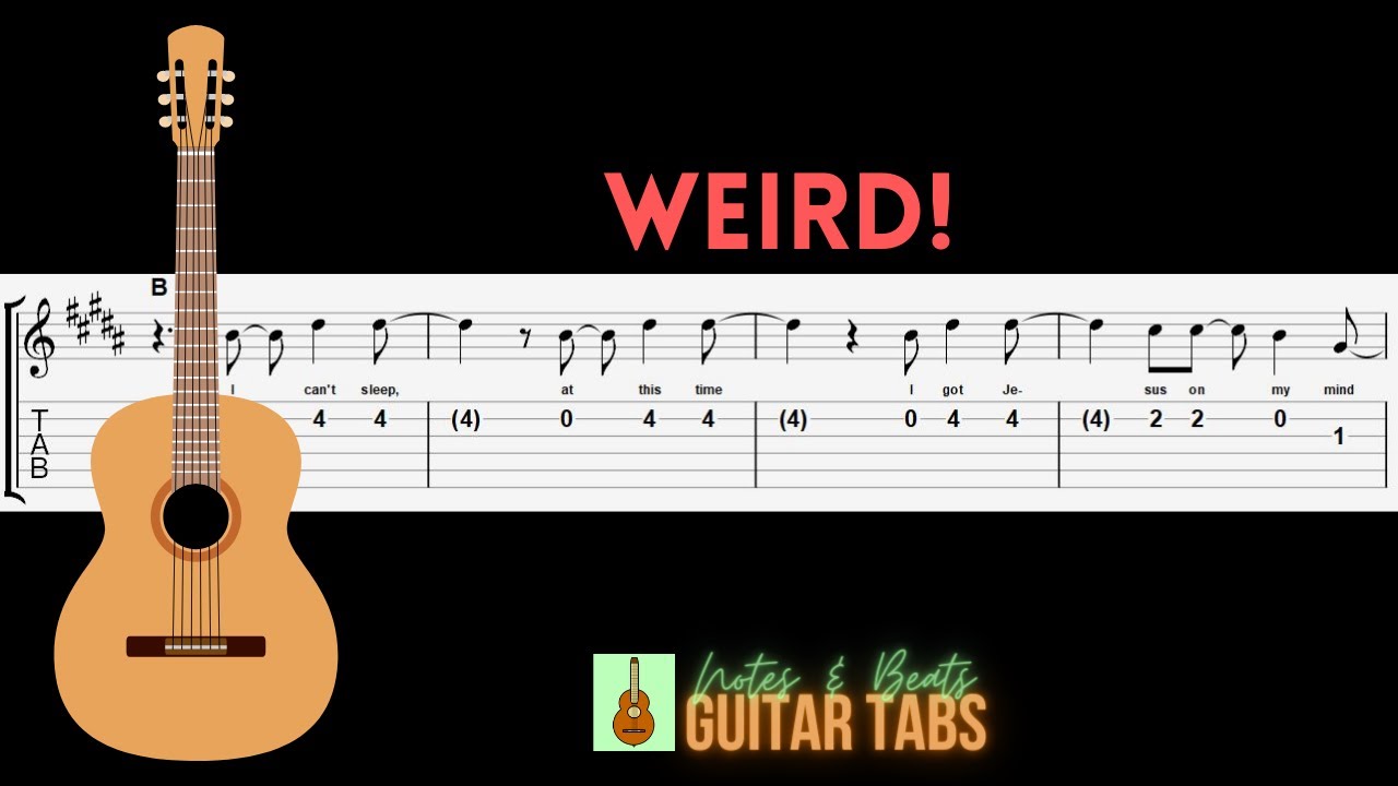 YUNGBLUD- Weird! GUITAR TAB