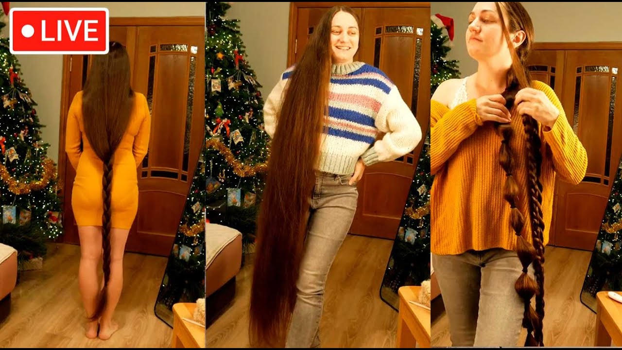 Long Hair brushing and hairstyles for Long Hair 04.01.26
