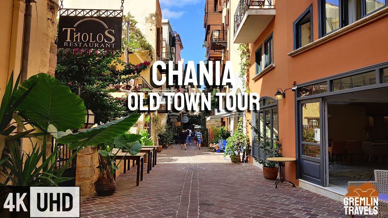 Chania, Greece 🇬🇷 - Exploring the Historical Old Town [4K]