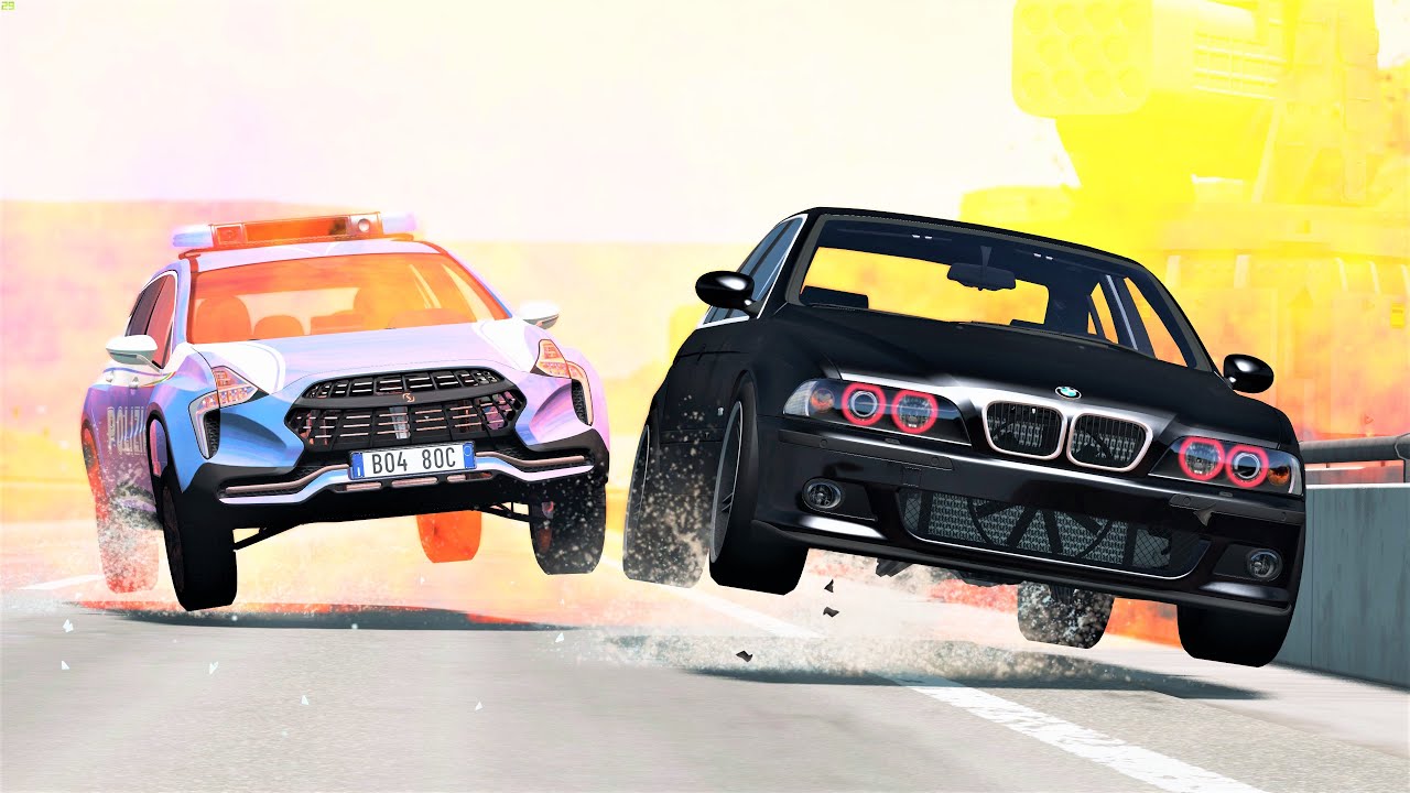 Epic Police Chases & Crashes #60 - BeamNG Drive | CRASHdriven