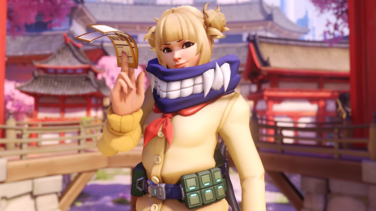 Himiko Toga Kiriko Skin Preview | Gold Weapons | Overwatch x My Hero Academia