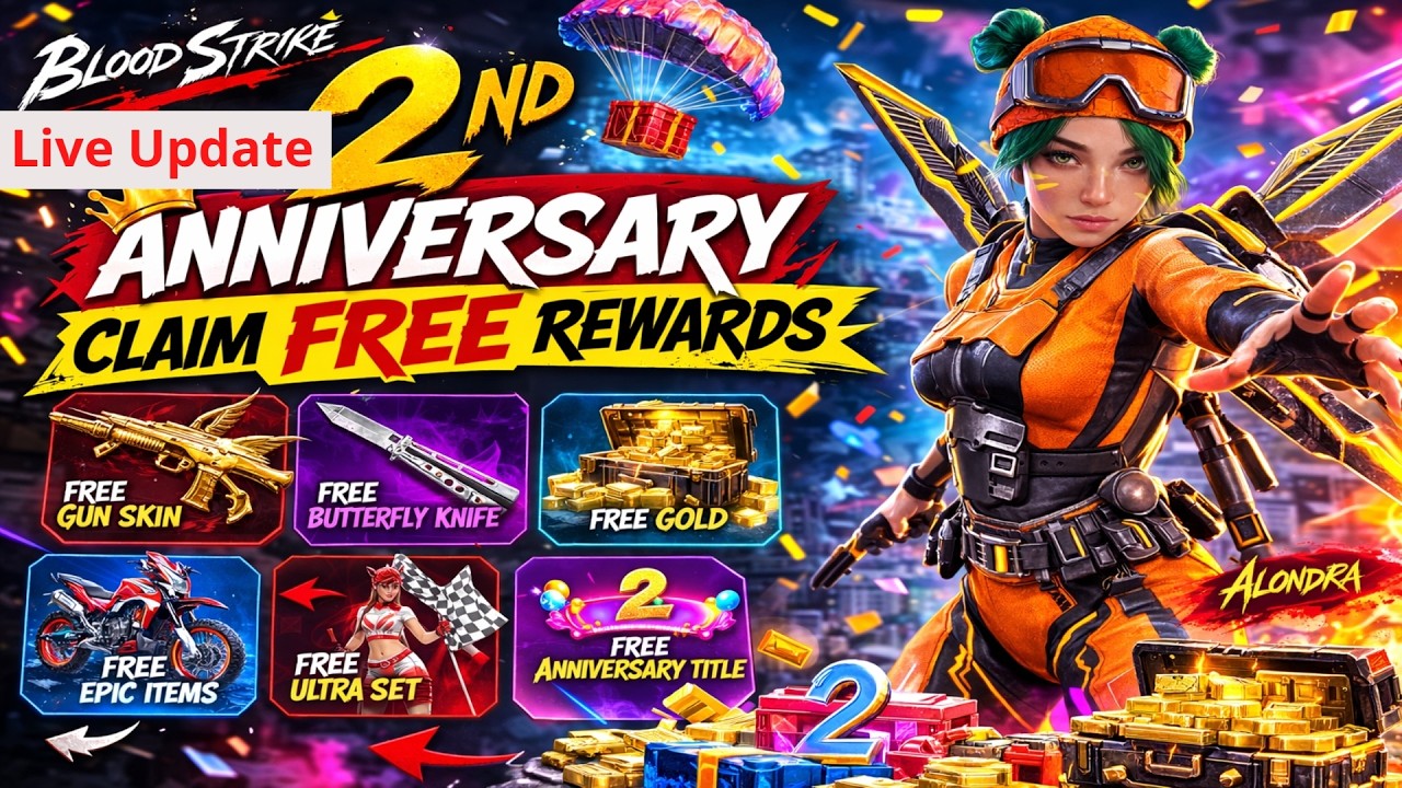 Bloodstrike 2nd Anniversary Update Live | Ranked Gameplay | 2ns anniversary Blood Strike @aceshooter