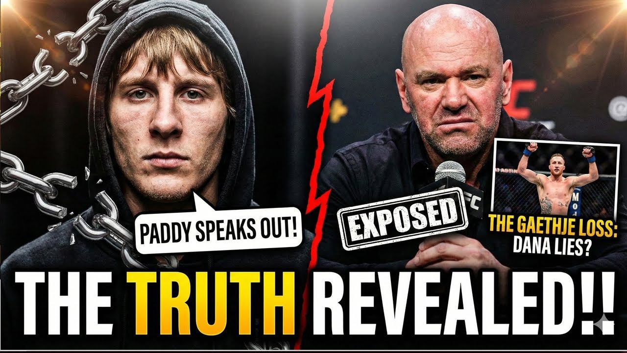 Paddy Pimblett Expose Dana White And Reveals the Truth Behind His Loss to Justin Gaethje!!
