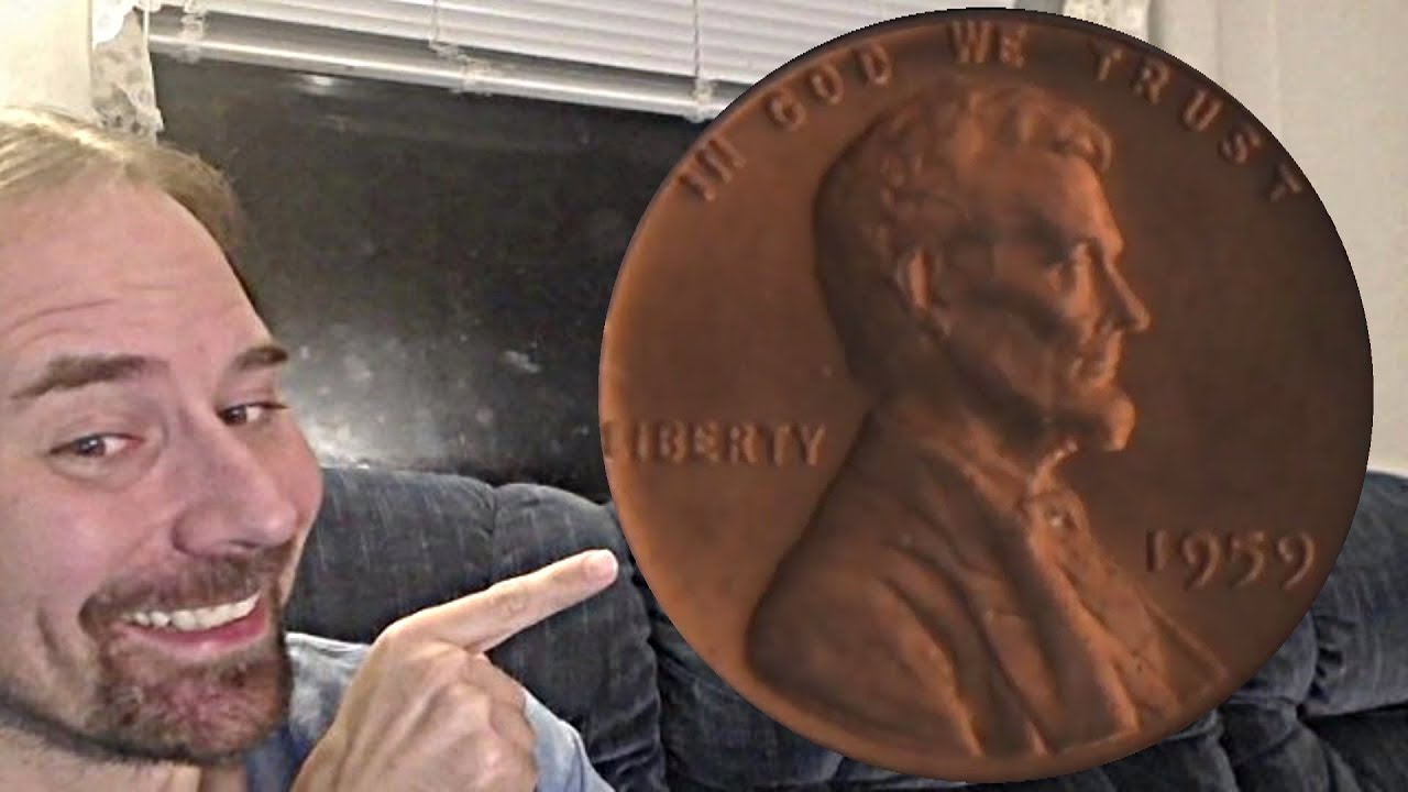 US Lincoln Memorial cent 1959 rotating