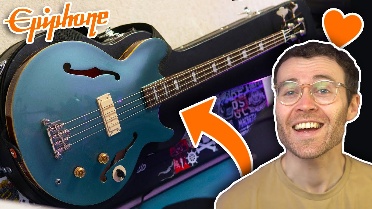 Каждому НУЖНО попробовать полуакустическую... | Epiphone Jack Casady Bass [Обзор/Демо]
