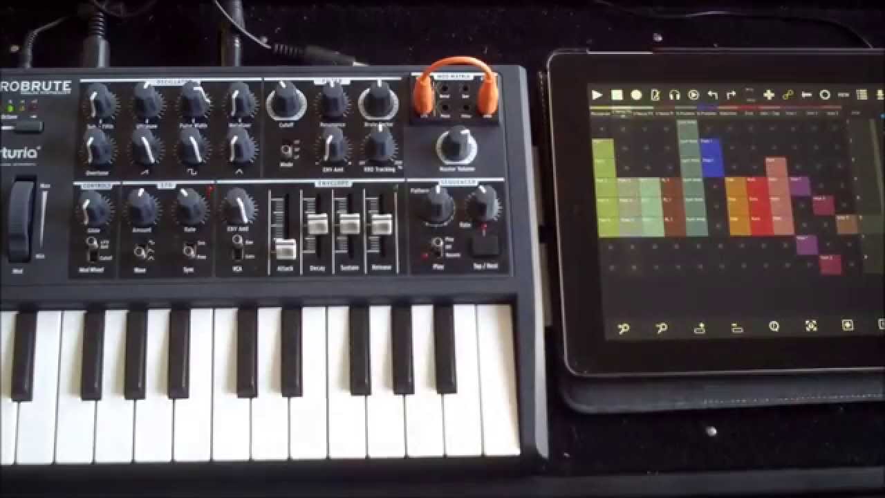 Arturia Microbrute + Touchable 3 Ableton Live