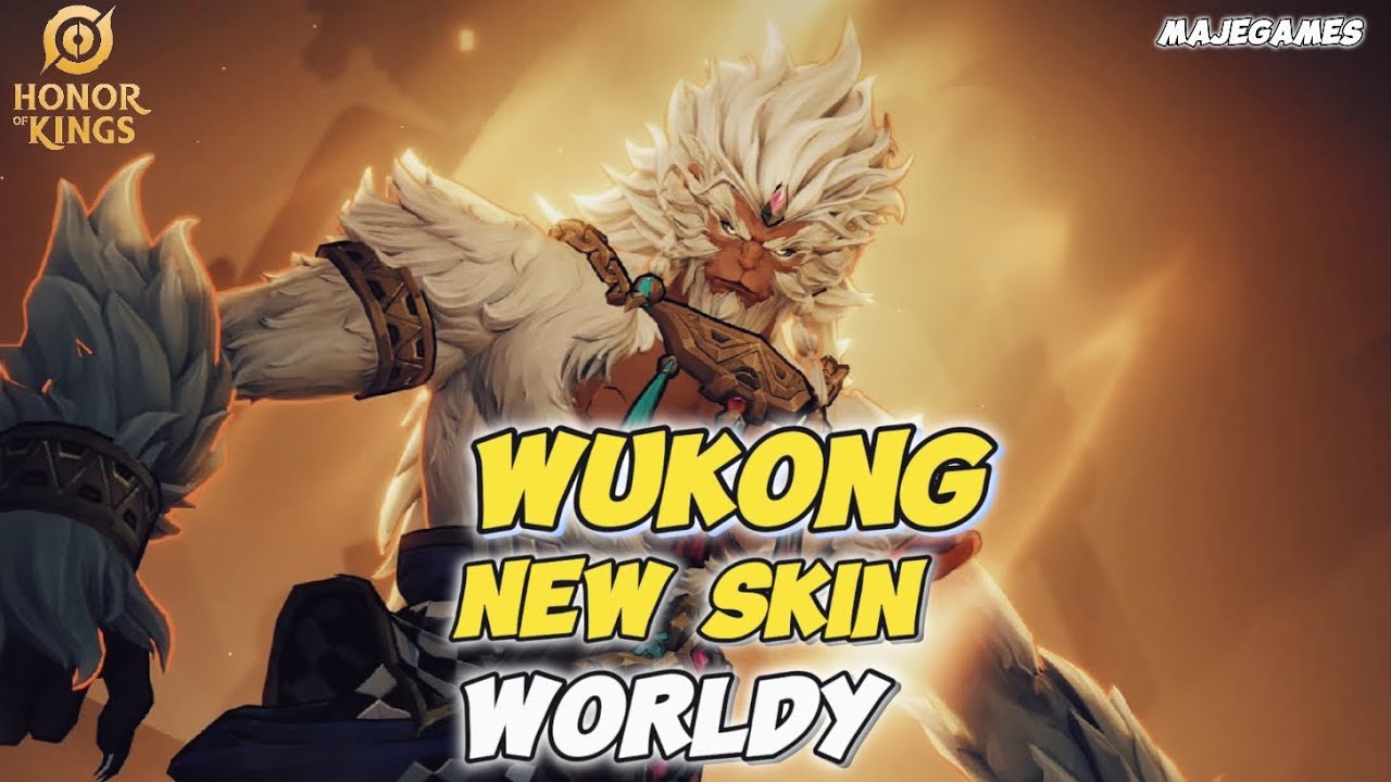 HOK Wukong New Worldly Epic Skin Anoman Gameplay & Effects | Honor of Kings