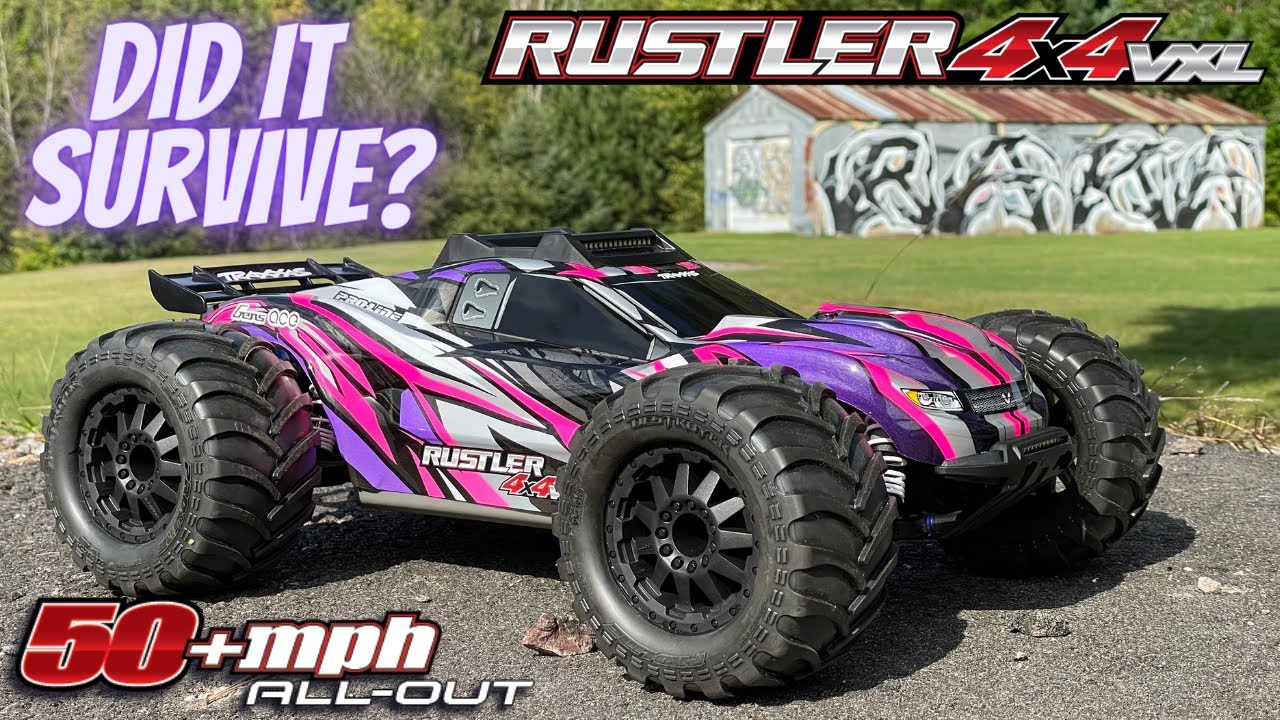 Traxxas Rustler 4x4 VXL Bash (Running Proline Destroyer's)