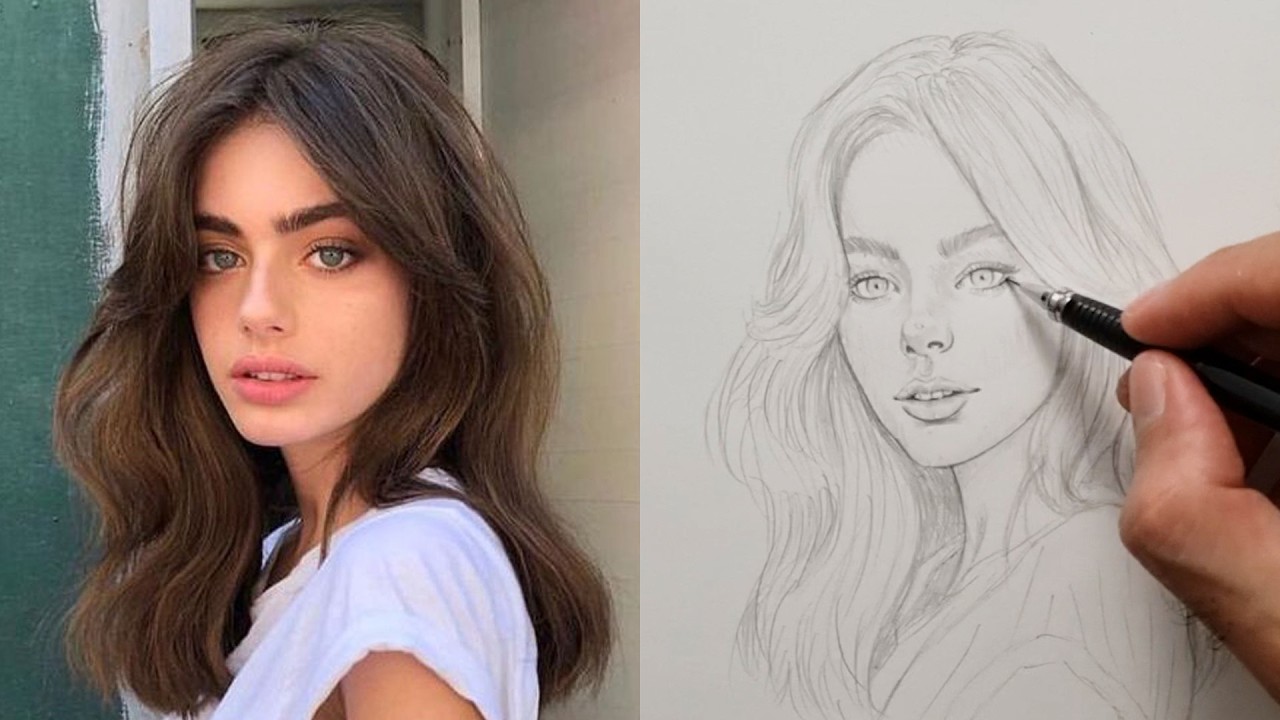 How to get Perfect Face Proportions with the Loomis Technique - Draw with me | Ep 31