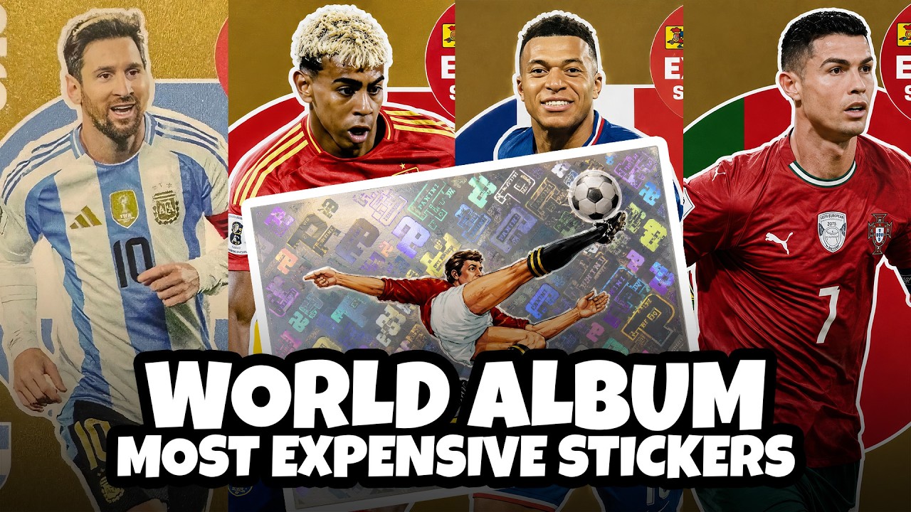The 10 Most Expensive Stickers in the Panini World Cup 2026 Album