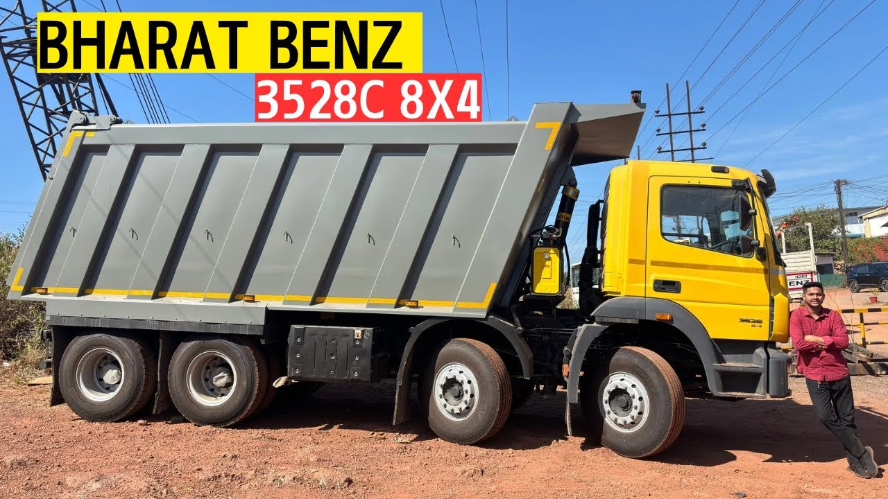 BharatBenz Tipper 3528C 8X4 2025 Detailed Review