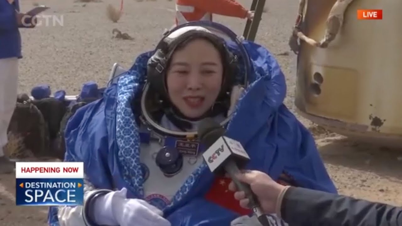 Exclusive: Taikonaut Wang Yaping to her daughter, 'Mommy's back'