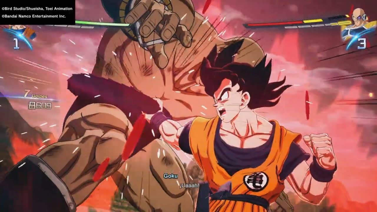 DRAGON BALL: Sparking! ZERO Goku vs Nappa