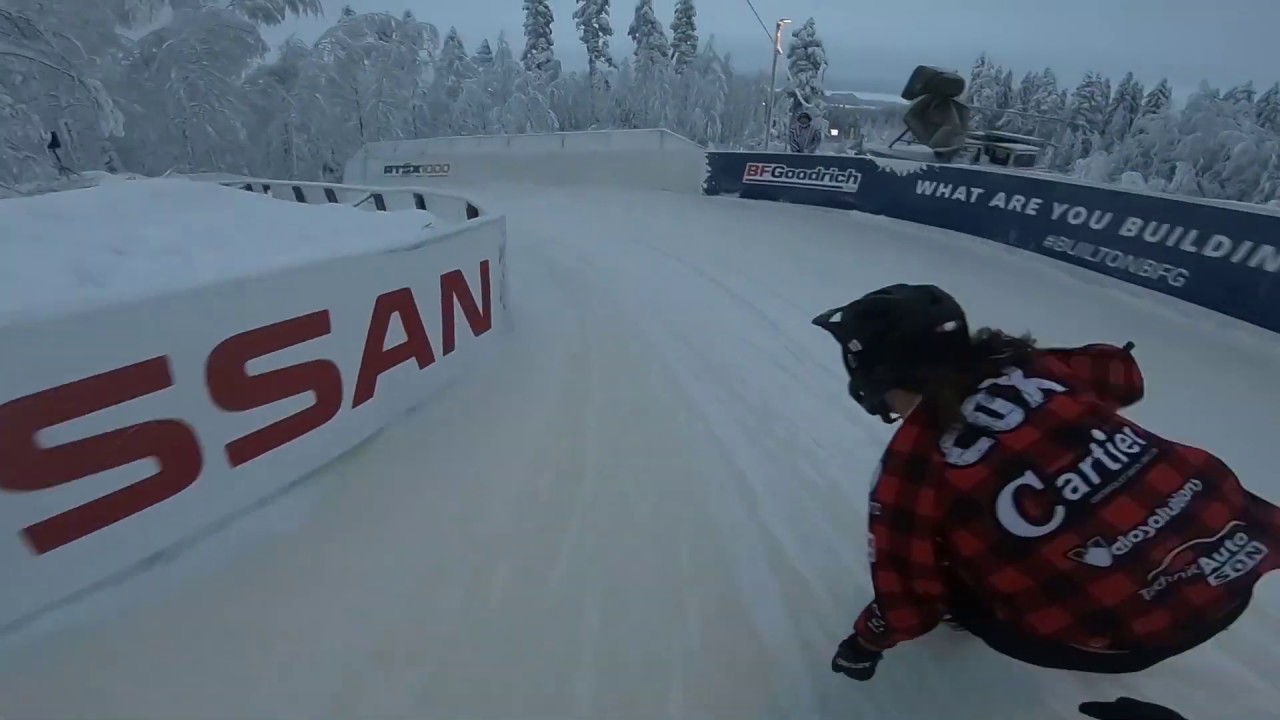 Ice Cross Downhill | Training in Jyvaskyla | ATSX 1000