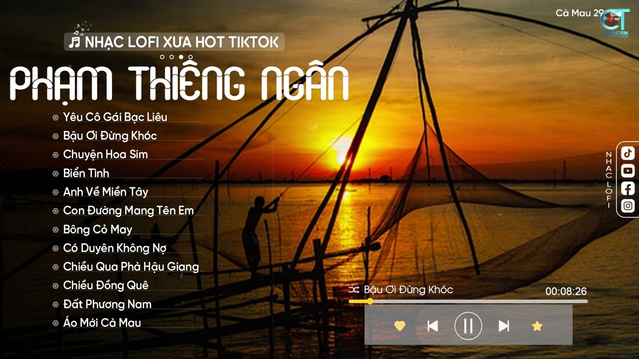 Yêu Cô Gái Bạc Liêu - Phạm Thiêng Ngân | LK Nhạc Bolero Lofi Hót Tiktok Nghe em hát về Bạc Liêu...