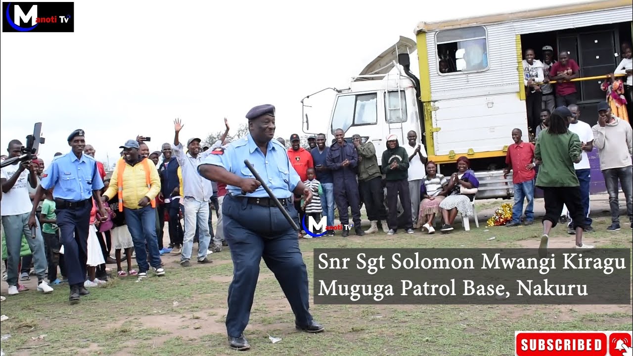 See what this Heavily-Built Trending Cop Kiragu did at Mashini infront of MP Gikaria || Nakuru