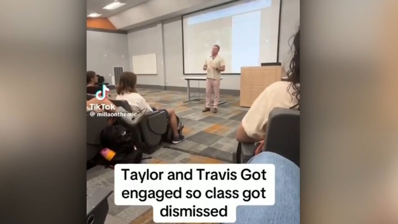 Uni professor goes viral after cancelling class due to Taylor Swift and Travis Kelce’s engagement