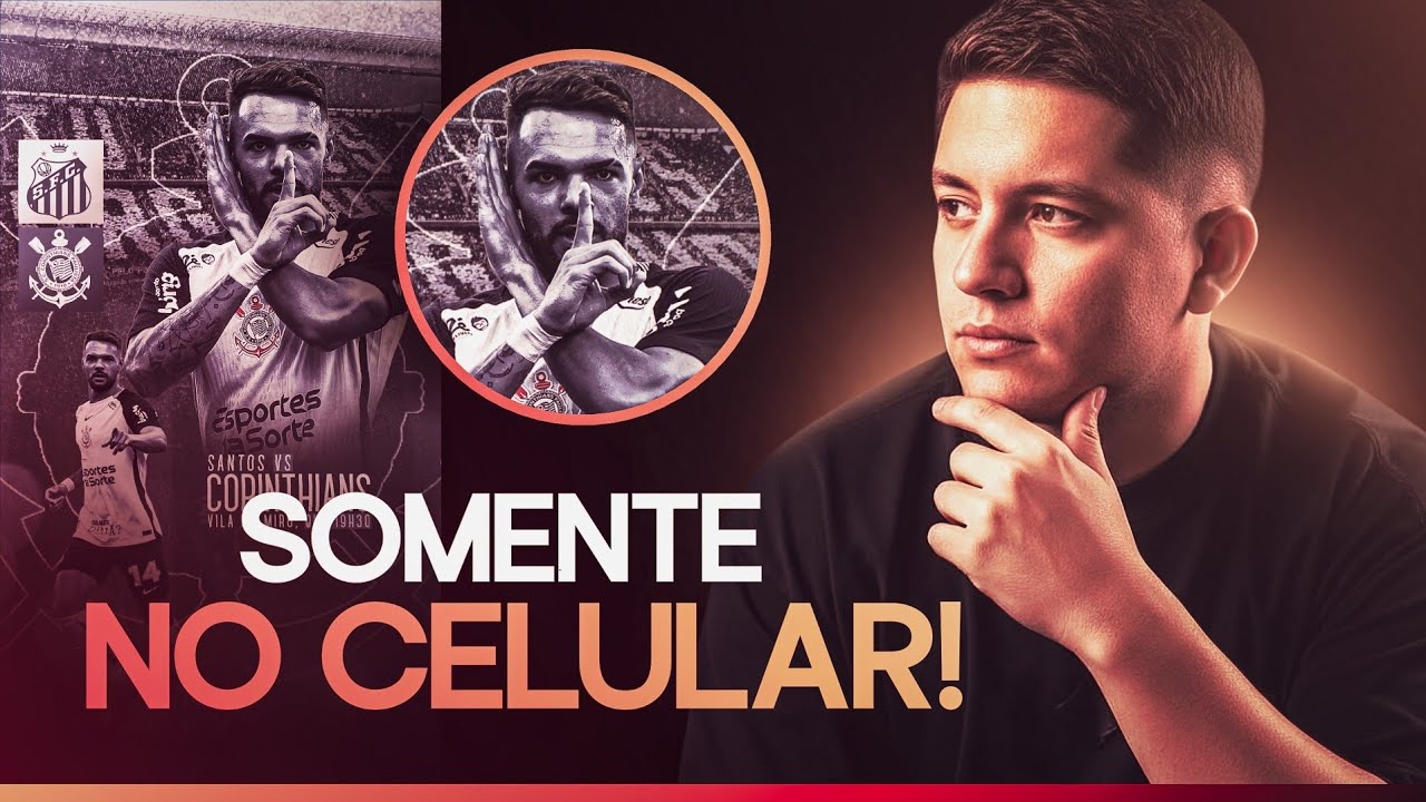 Flyer Esportivo PROFISSIONAL usando o CELULAR ( SERÁ QUE DA CERTO?) #tutorial #videoviral 