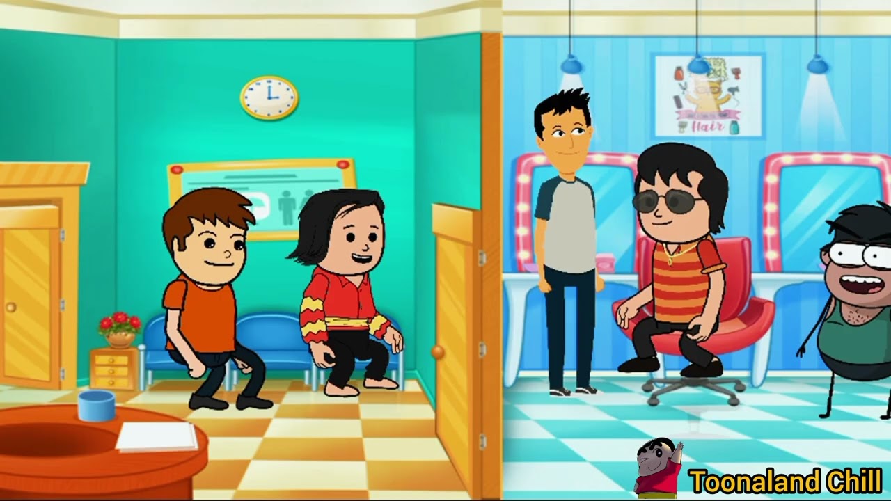 || नाई की दुकान || Salun Shop || Toonaland Chill ||