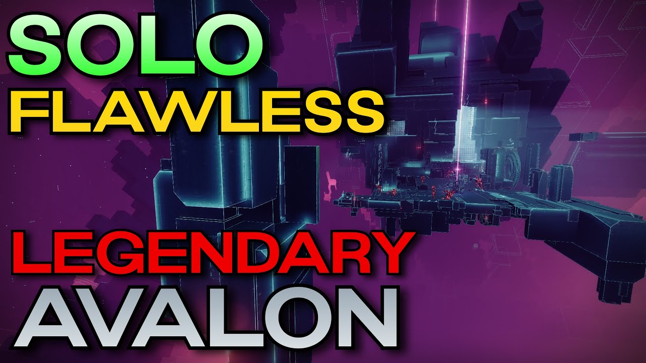 Solo Flawless Legendary Avalon (Exotic Secret Mission, Vexcalibur, Void Titan)