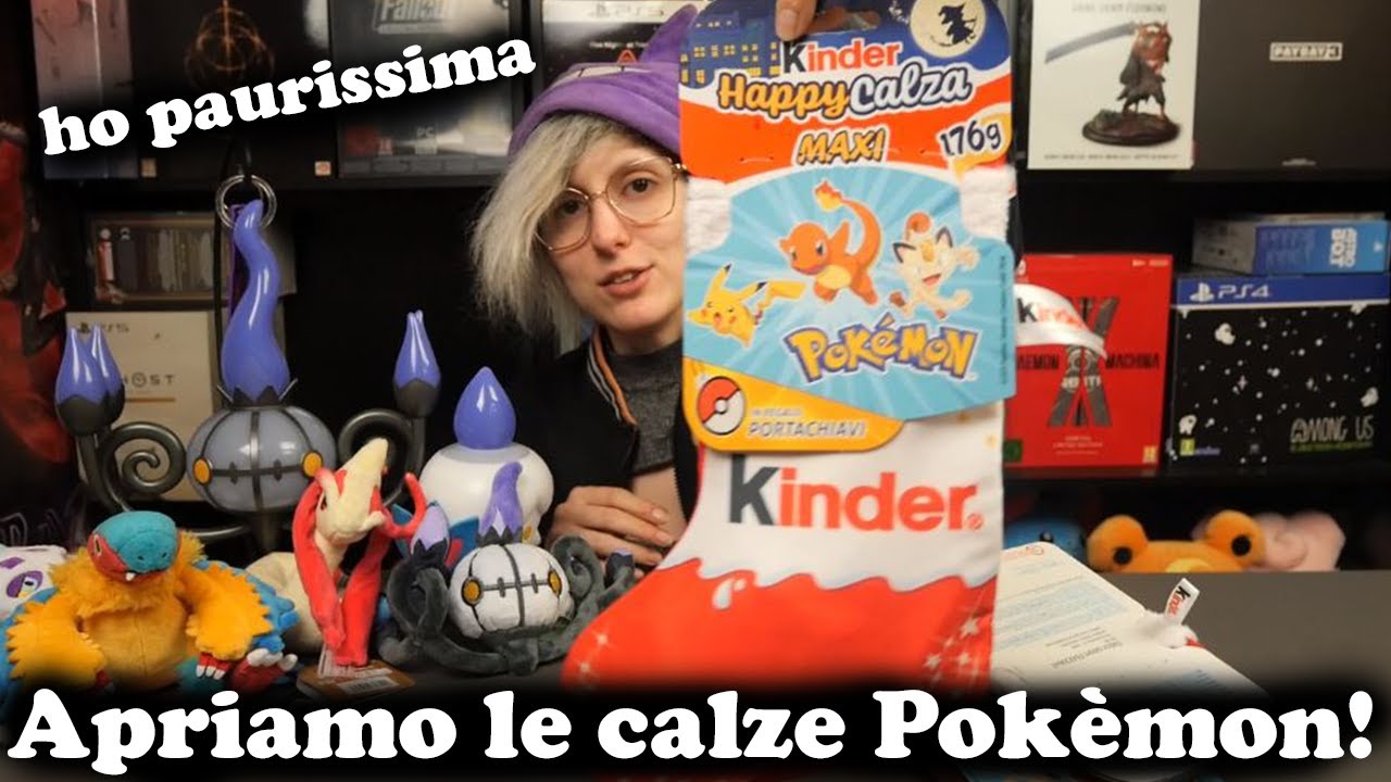 Apriamo le calze kinder di Pokèmon 2026! ho paurissima!