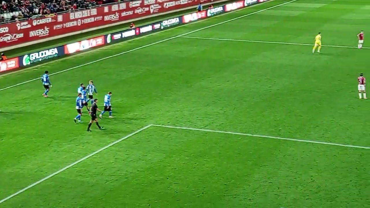 Murcia - Hércules , el Hércules mete el gol del empate.