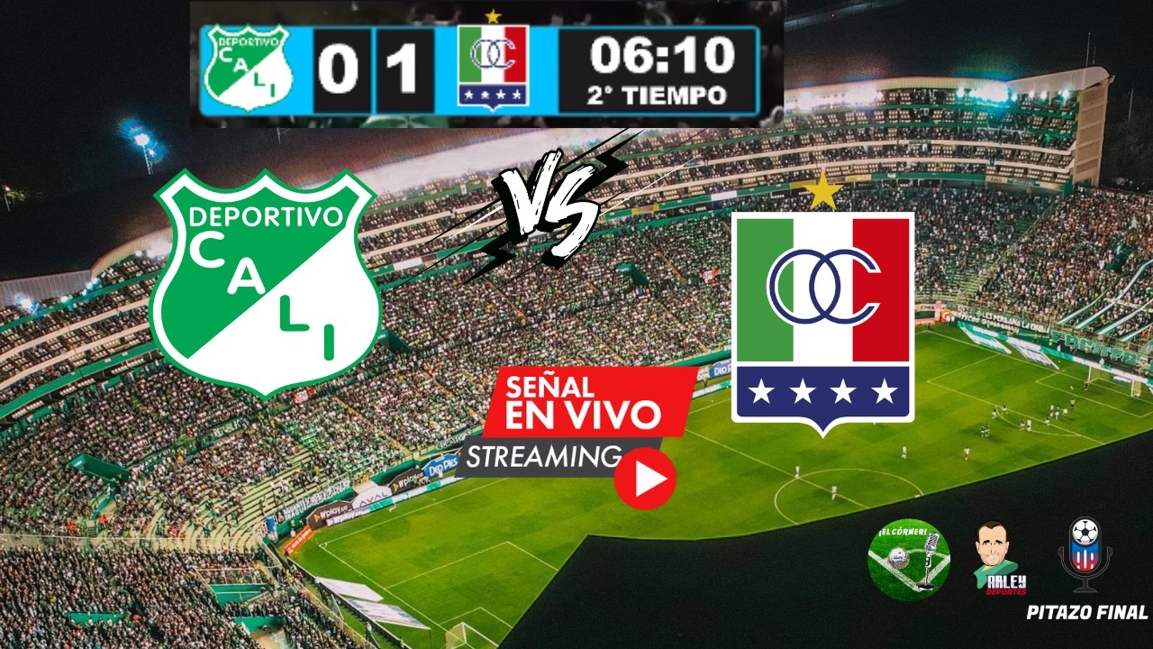 ⚪🟢 DEPORTIVO CALI VS ONCE CALDAS⚪⚪. LIGA BETPLAY- FECHA 10 Partido en vivo.