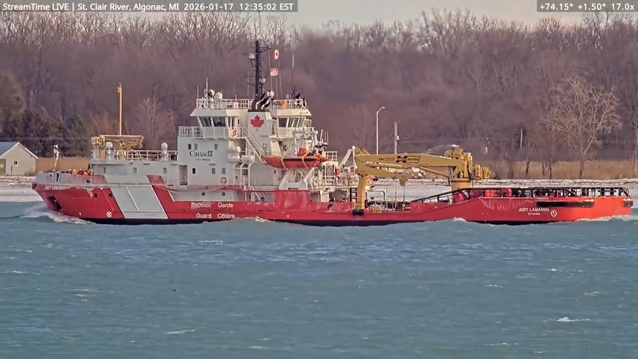 Judy, Judy, Judy (LaMarsh)! on the St Clair River 1-17-26